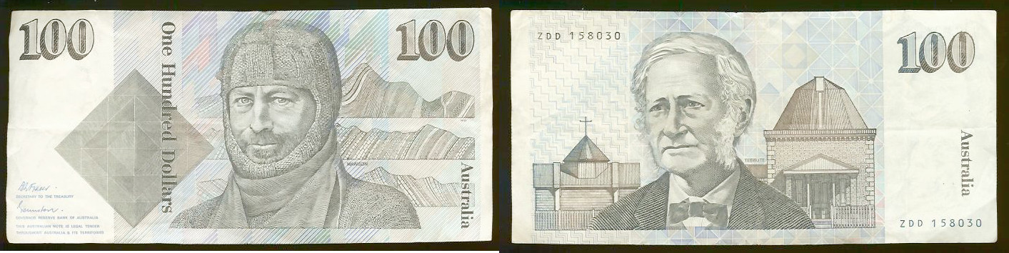 100 Dollars AUSTRALIE 1985 TTB